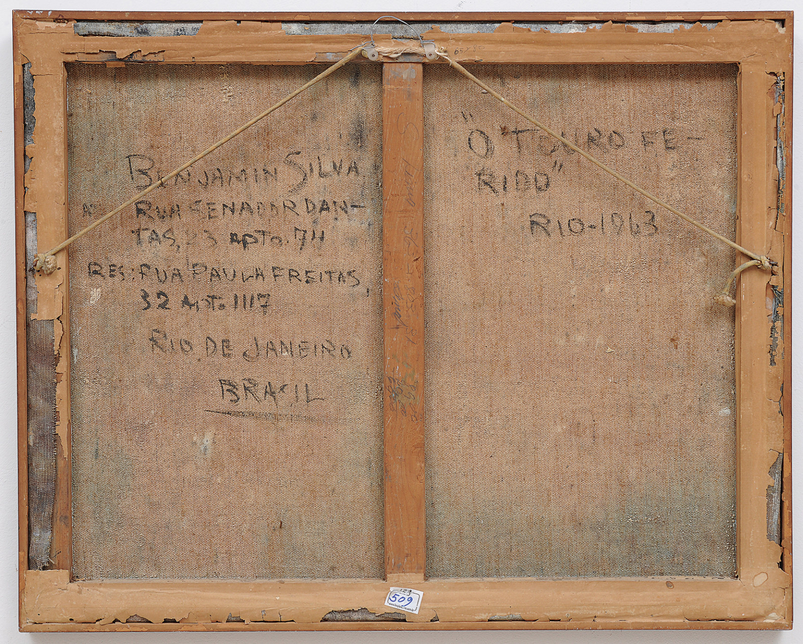Benjamin Silva (1927), O TOURO FERIDO, 1963 - foto 4 de 4