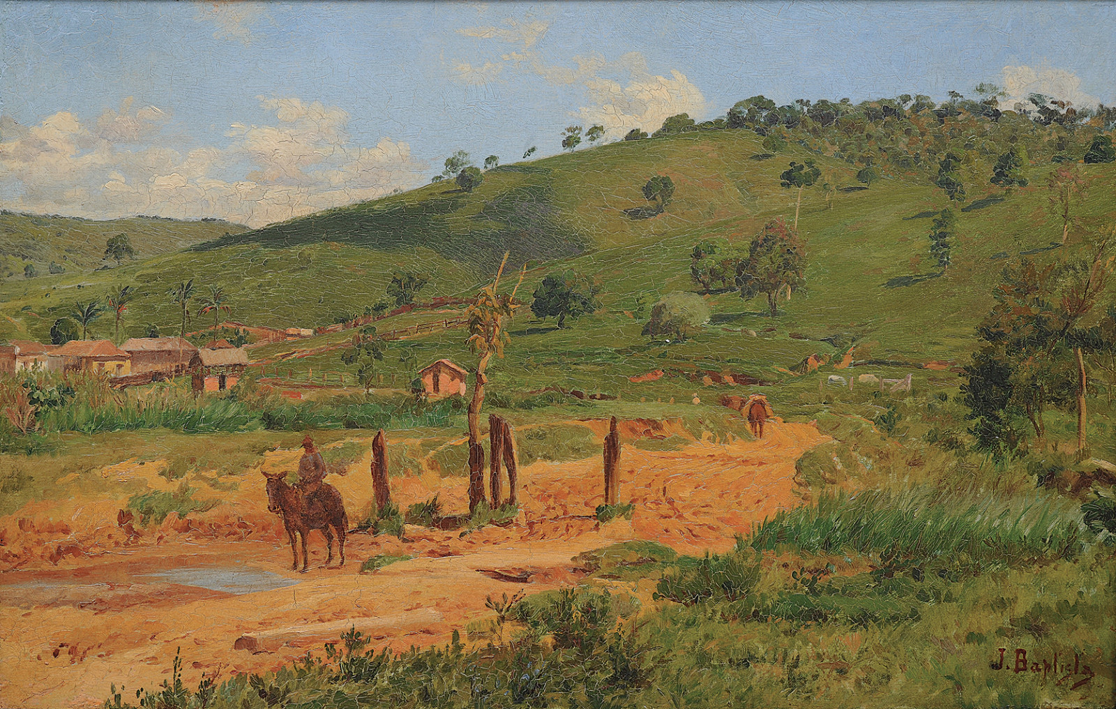 Baptista da Costa  (1865-1926), Paisagem Rural - foto 1 de 3