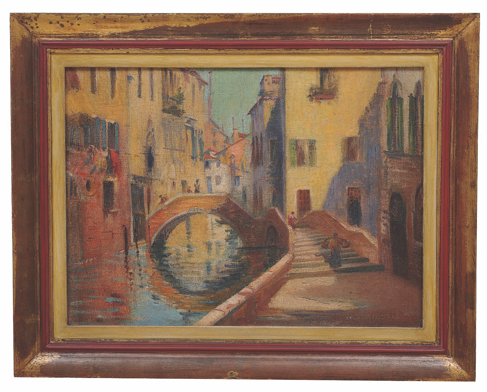 Fédora do Rego Monteiro (1889-1975), Cena Urbana em Veneza - Itália - foto 2 de 3
