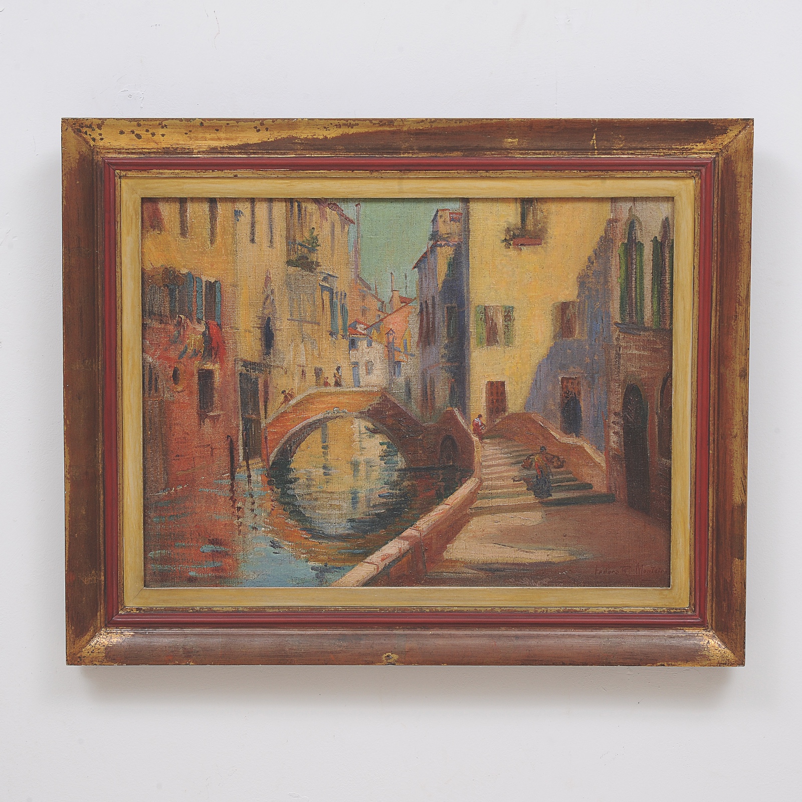 Fédora do Rego Monteiro (1889-1975), Cena Urbana em Veneza - Itália - foto 3 de 3