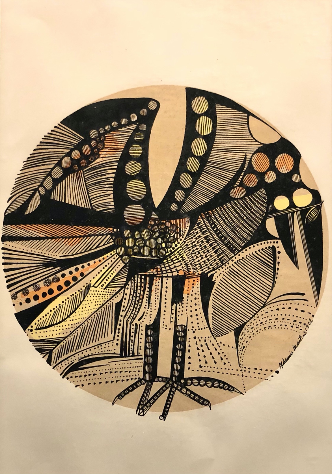 Aldemir Martins (1922-2006), Galo, 1962 - foto 1 de 4