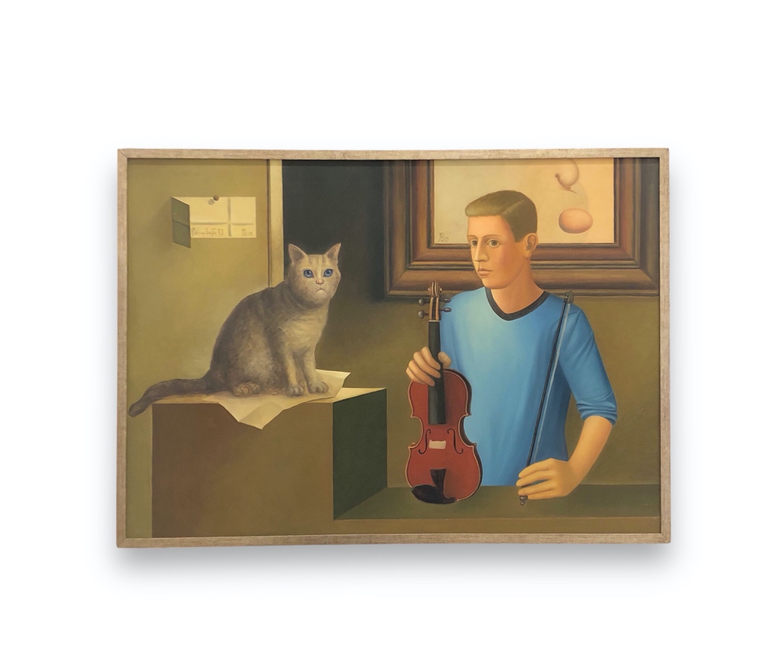 Adilson Santos (1944), O Violinista com gato, 2003 - foto 2 de 5
