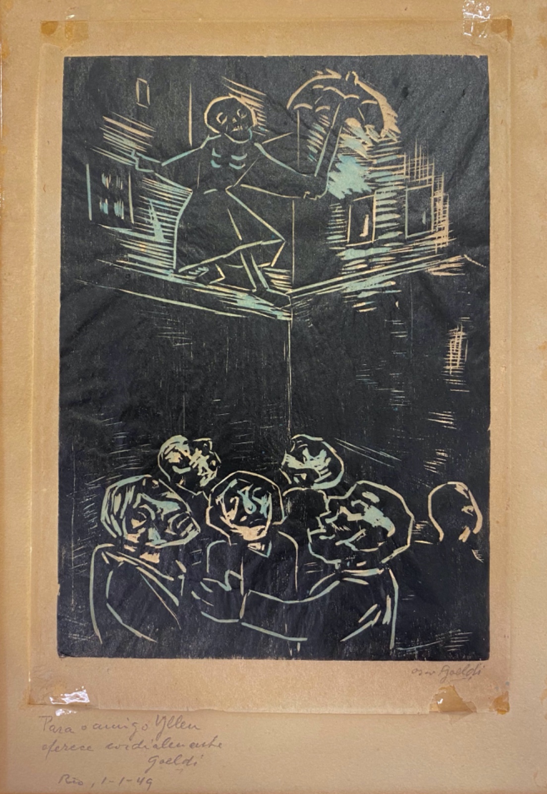 Oswaldo Goeldi (1895-1961), Sem titulo, 1949 - foto 1 de 4