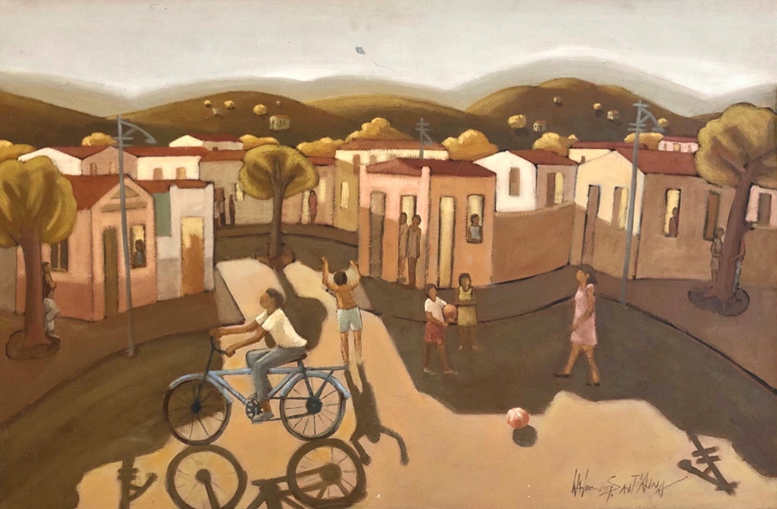 Waldomiro Sant'Anna (1952), Tarde de Domingo na pequena Vila Esperança, 2006 - foto 1 de 5
