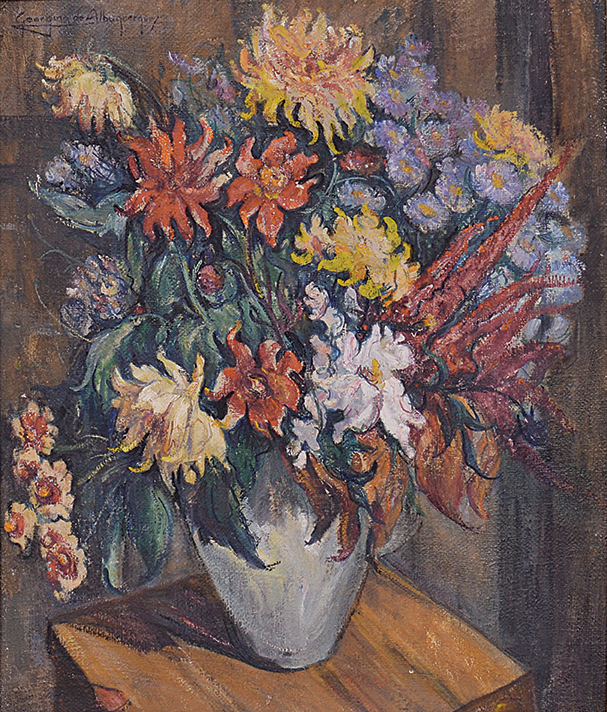 Georgina de Albuquerque (1885-1962), Vaso de flores - foto 1 de 2