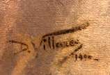D. Villares (1851-1931), Belle Epoque, 1895 - Óleo s/ tela<br>Ass. inf. esquerdo <br>Obra séc. XIX<br>