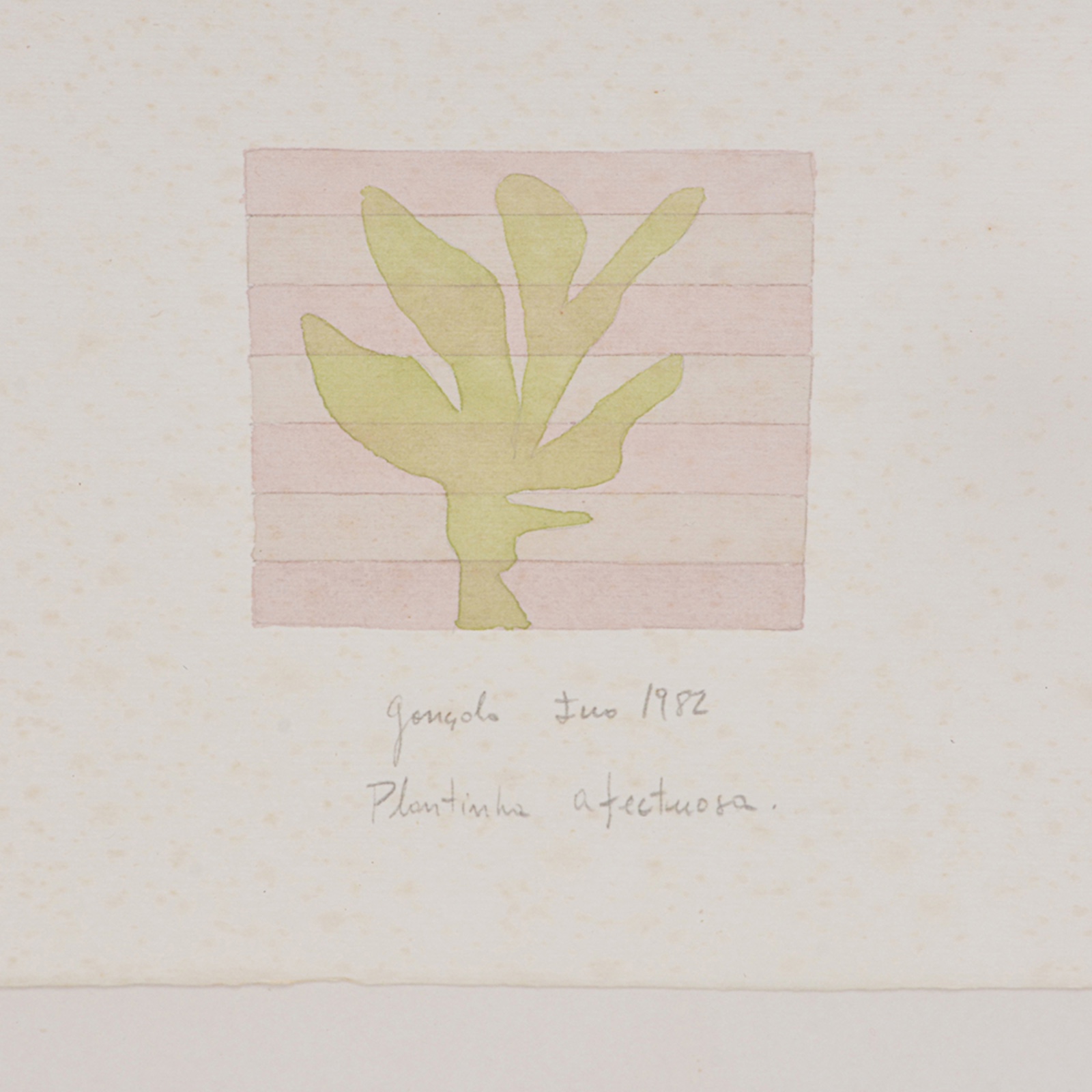 Gonçalo Ivo (1958), Plantinha afectuosa,1982 - foto 3 de 4