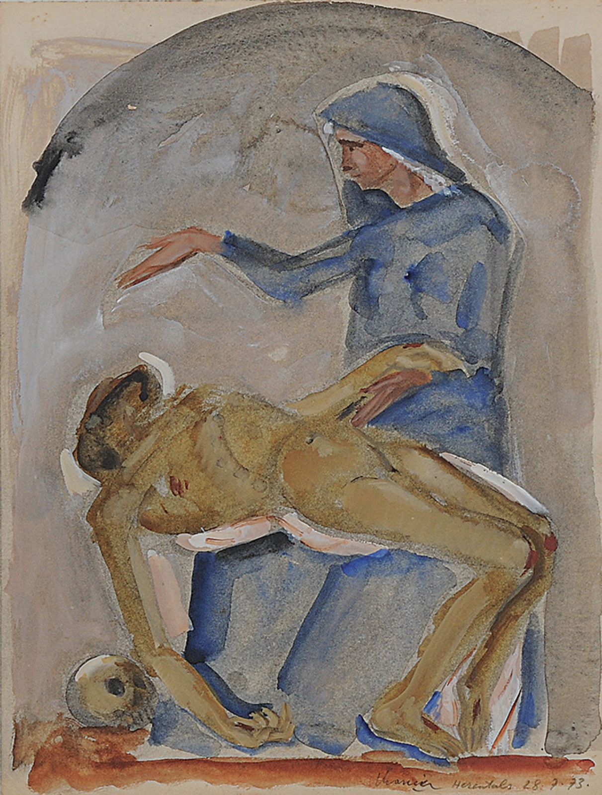 Emeric Marcier (1916-1990), PIETA, 1973 - foto 1 de 3