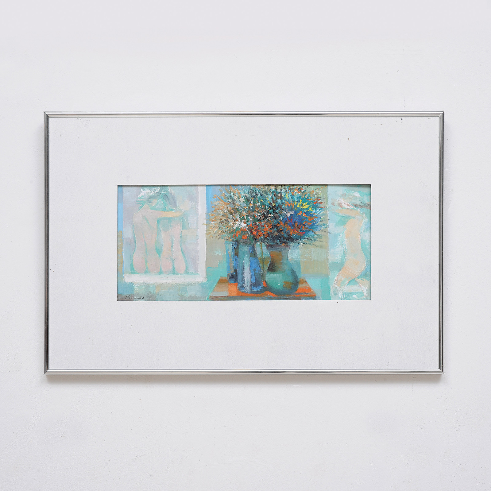 Enrico Bianco (1918-2013), NU COM FLORES - foto 2 de 3