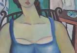 Humberto da Costa (1941), Cena de bordel, 1979 - Óleo s/ tela<br>Ass. inf. direito <br><br>