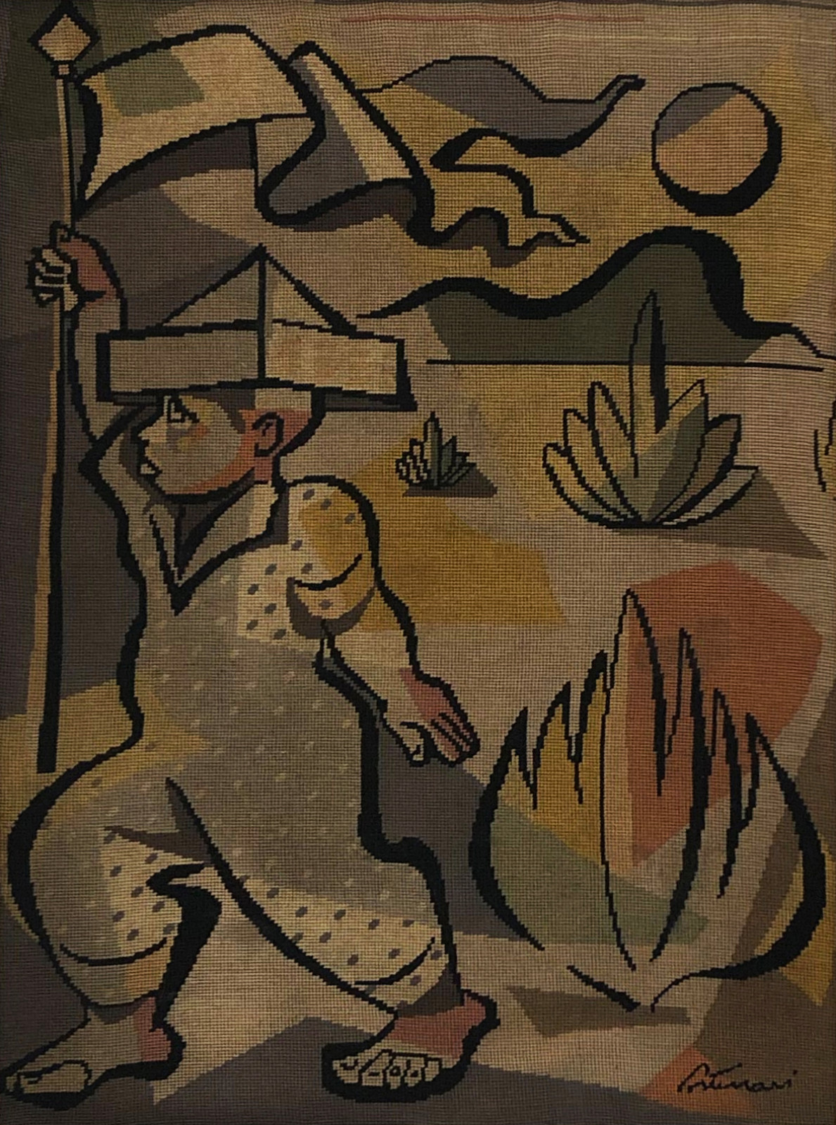Cândido Portinari (1903-1962), MENINO COM BANDEIRA - foto 1 de 3