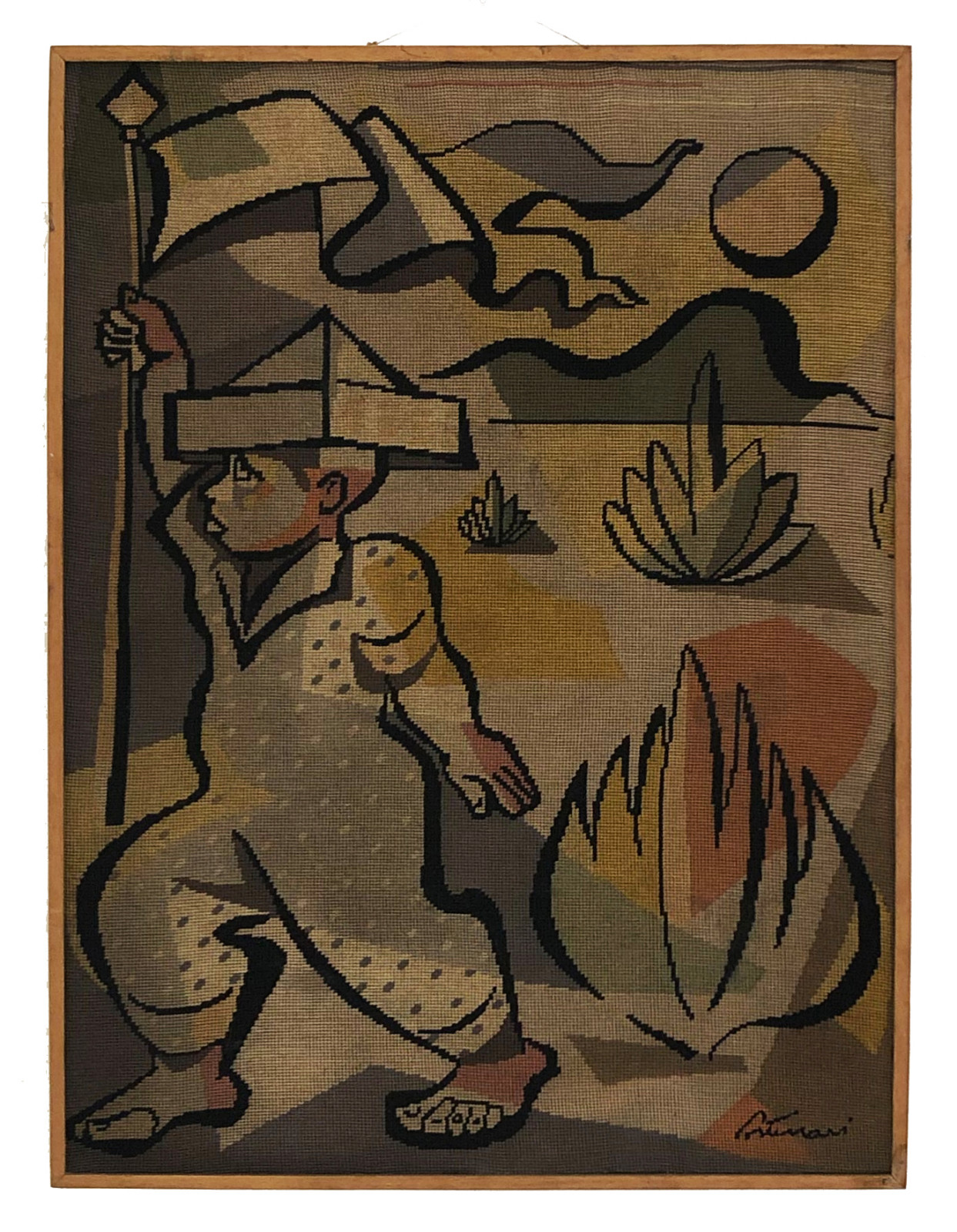Cândido Portinari (1903-1962), MENINO COM BANDEIRA - foto 3 de 3