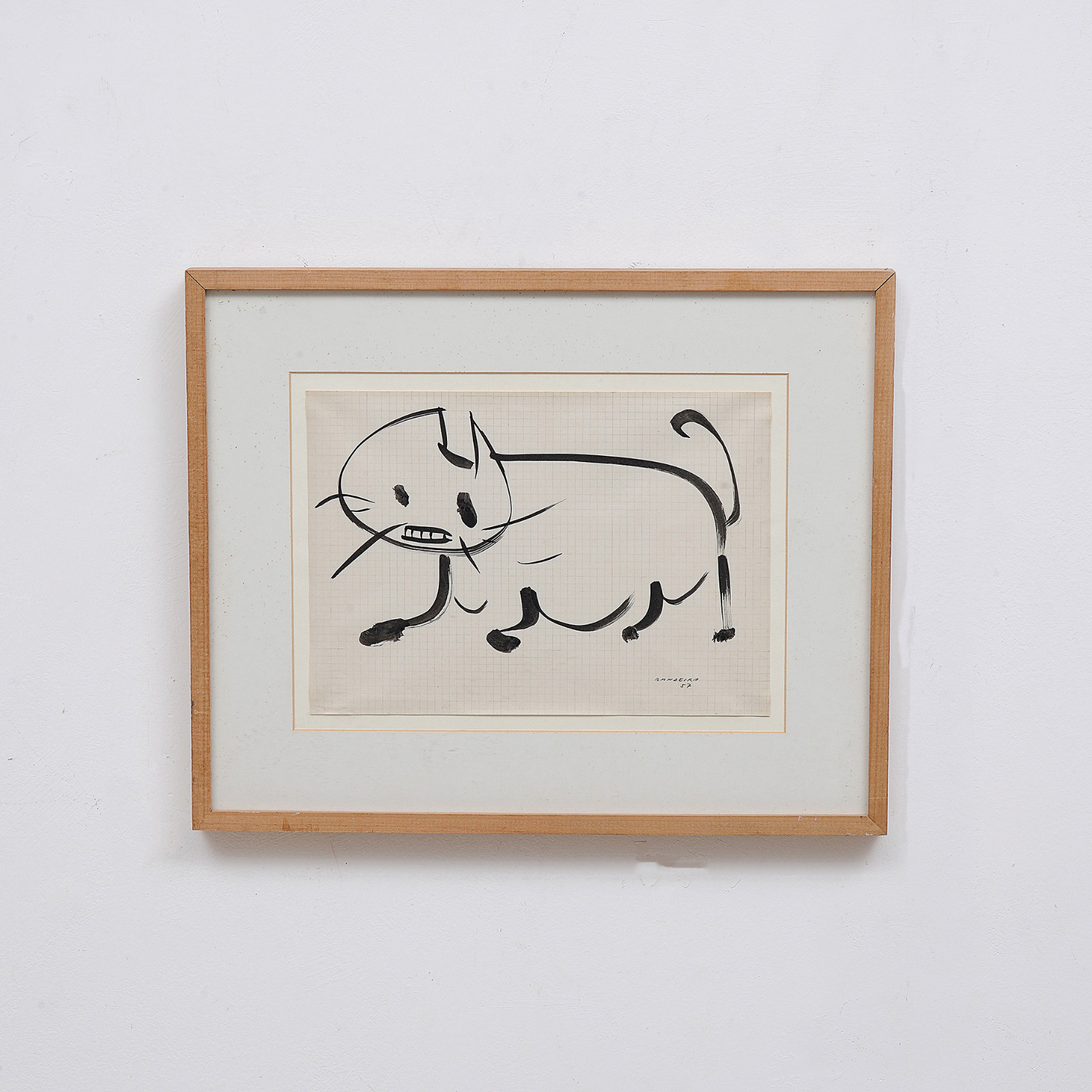 Antonio Bandeira (1922-1967), GATOS, 1957 - foto 3 de 3