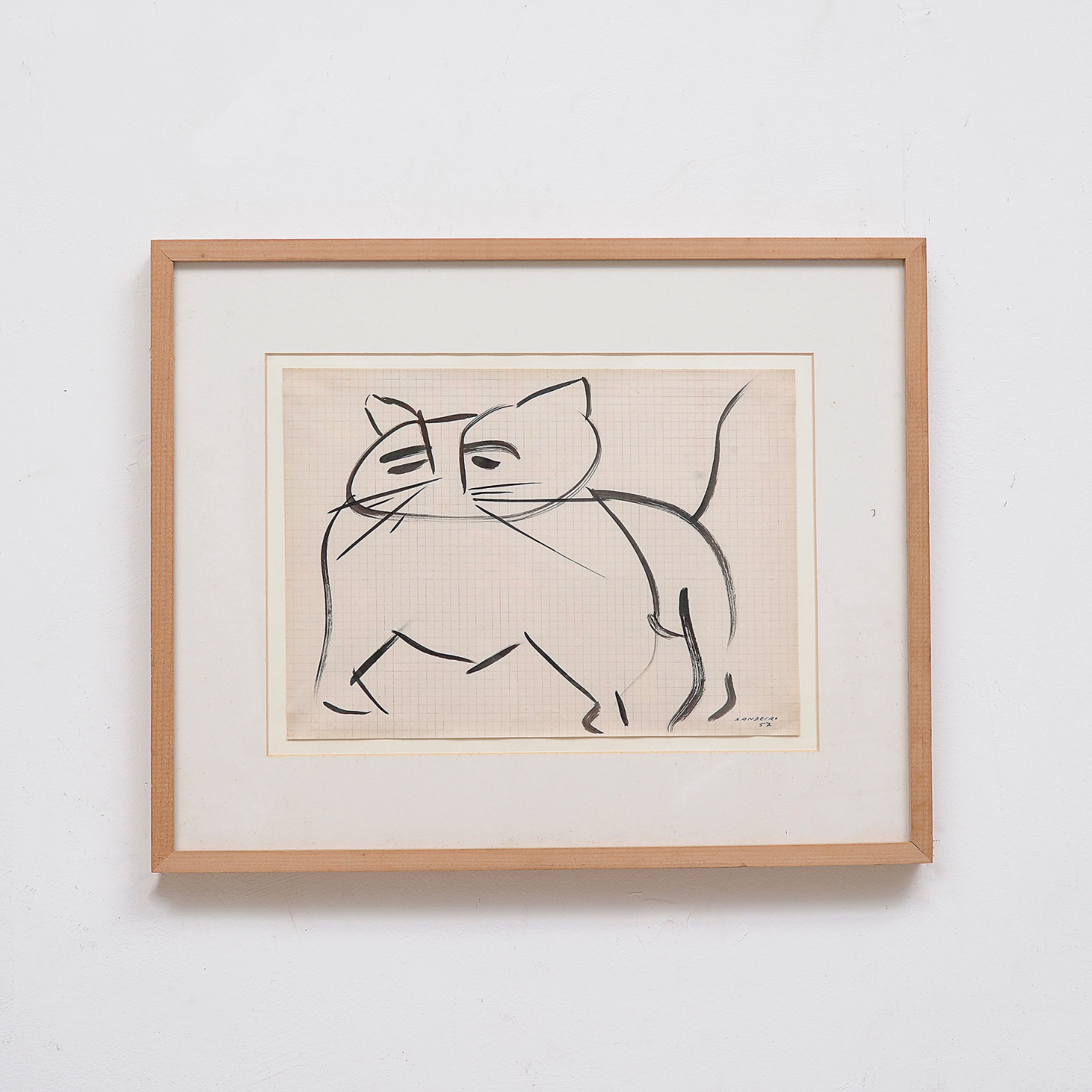 Antonio Bandeira (1922-1967), GATOS, 1957 - foto 3 de 3
