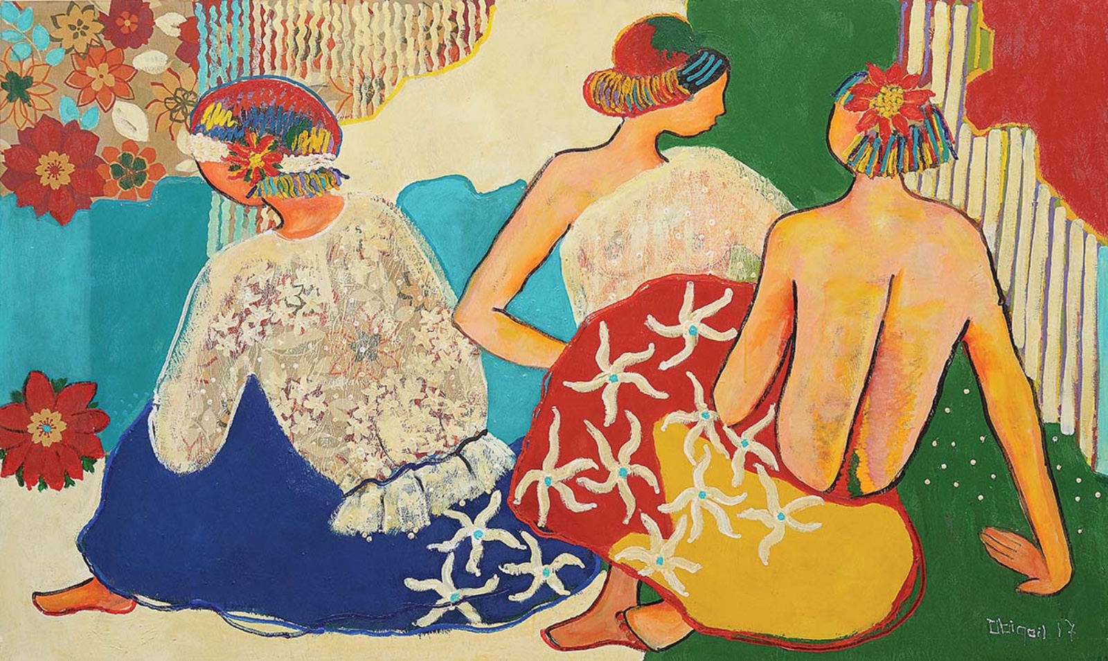 Abigail Vasthi Schlemm  (1957), Transparencia e azul turquesa, 2017 - foto 1 de 3
