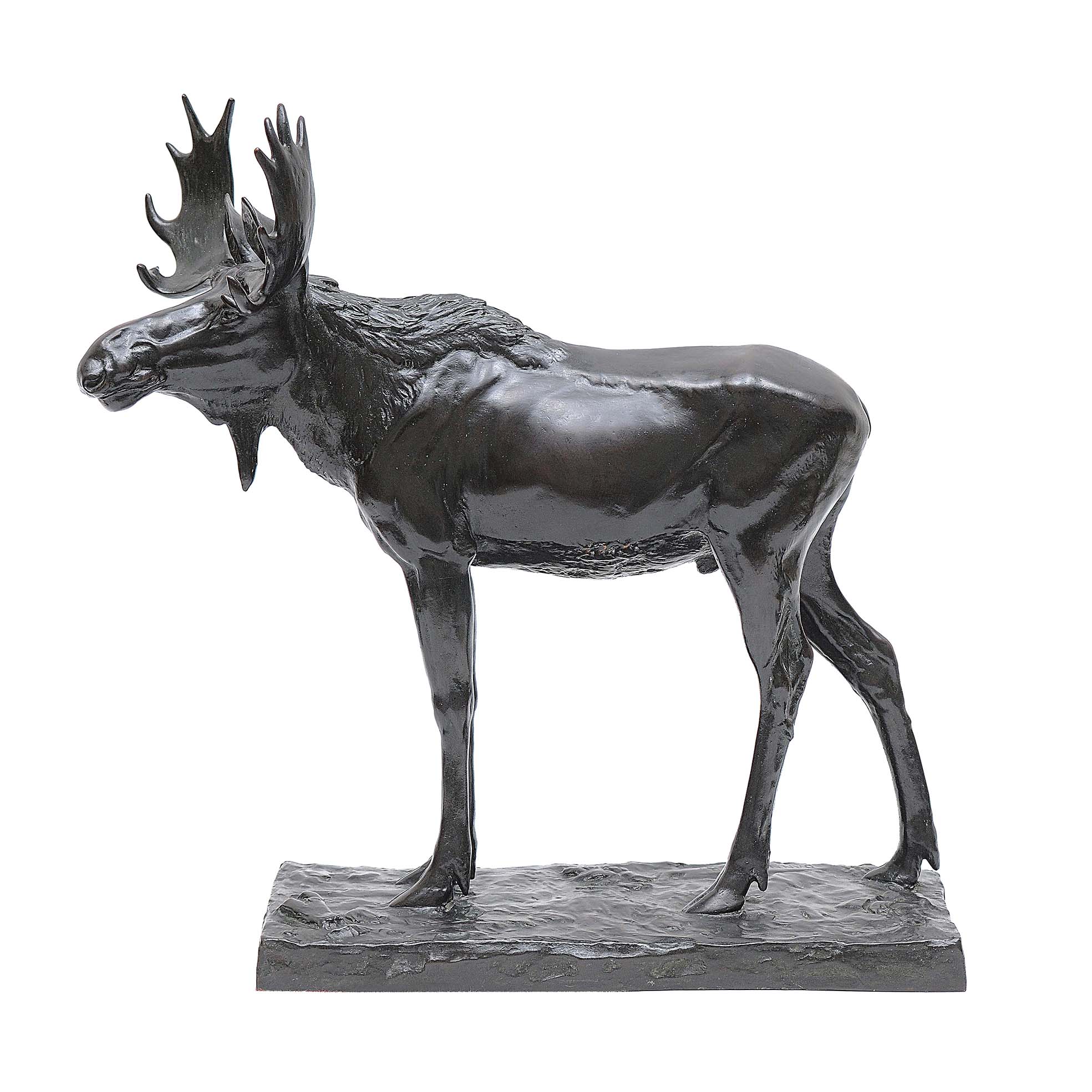 Escultura representando alce parado, 1930 - foto 2 de 5