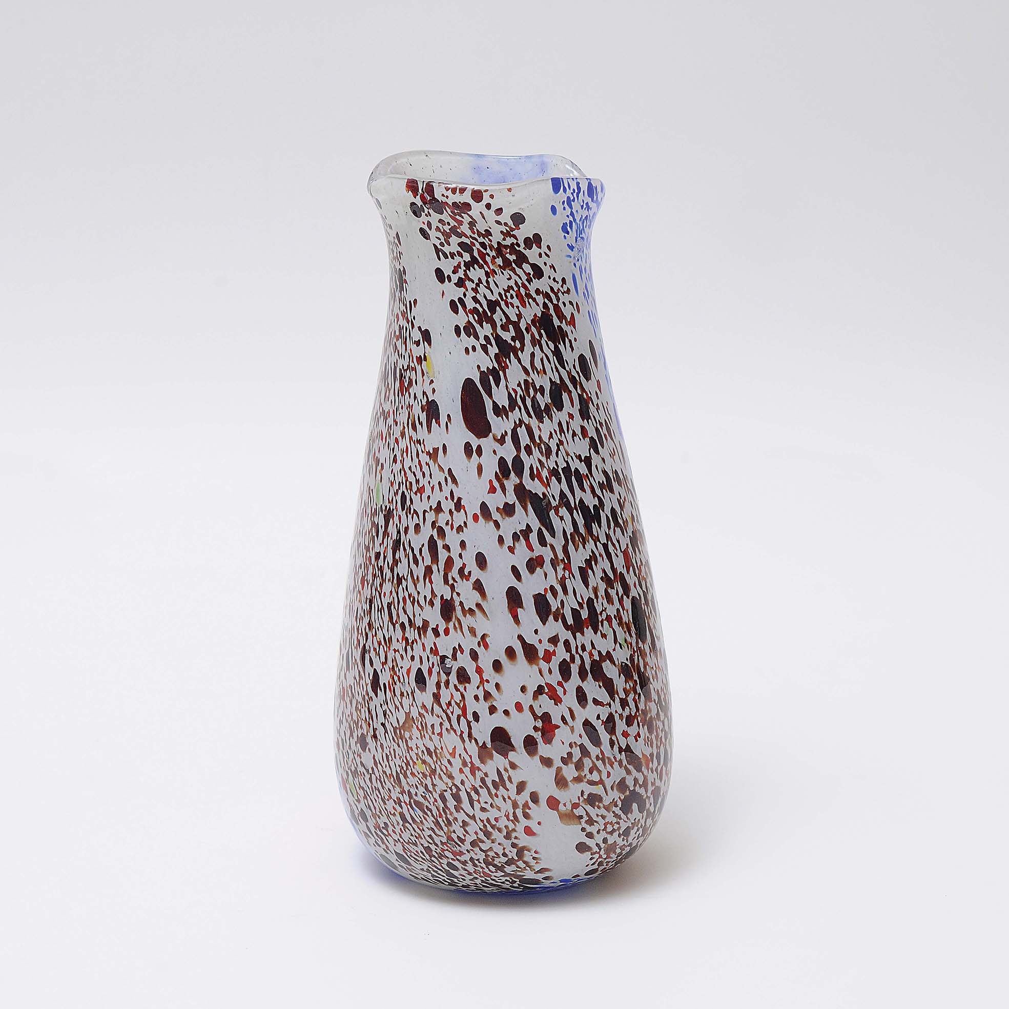 Grande vaso em vidro duplo de Murano branco e transparente com... - foto 3 de 6