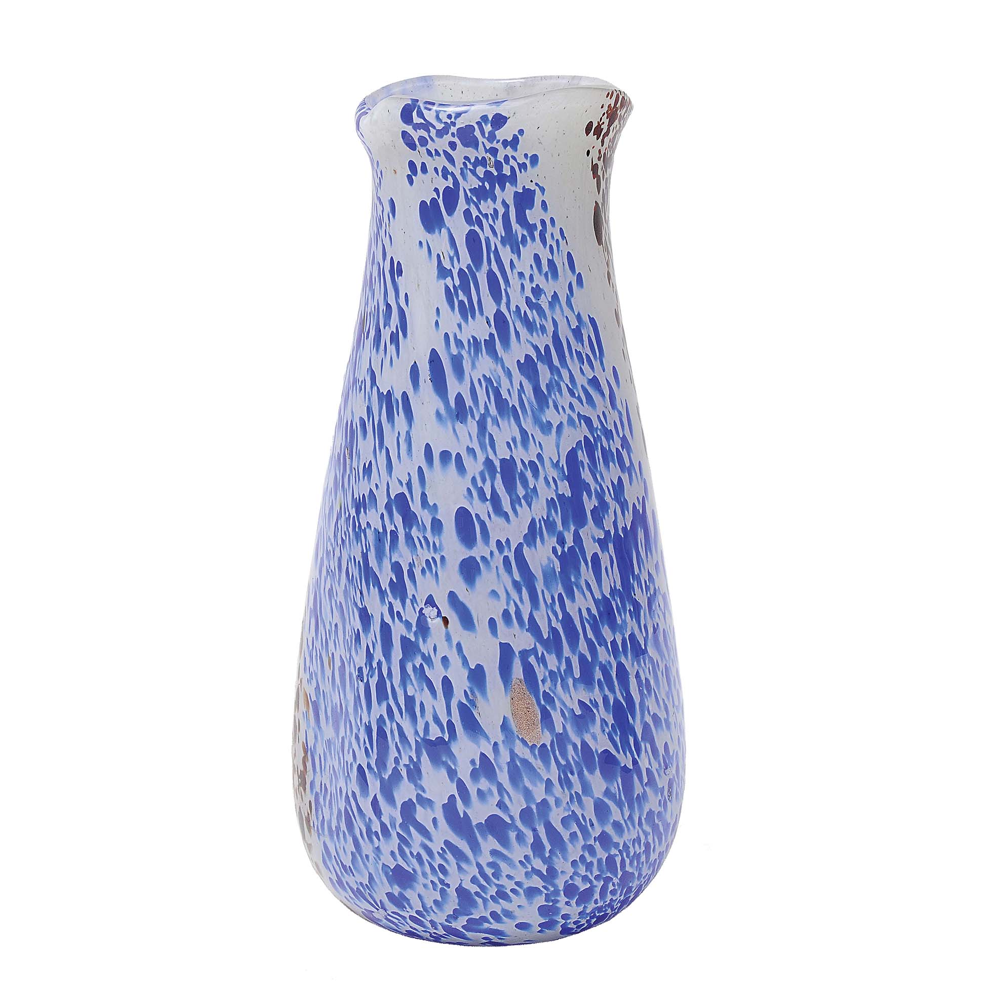 Grande vaso em vidro duplo de Murano branco e transparente com... - foto 4 de 6