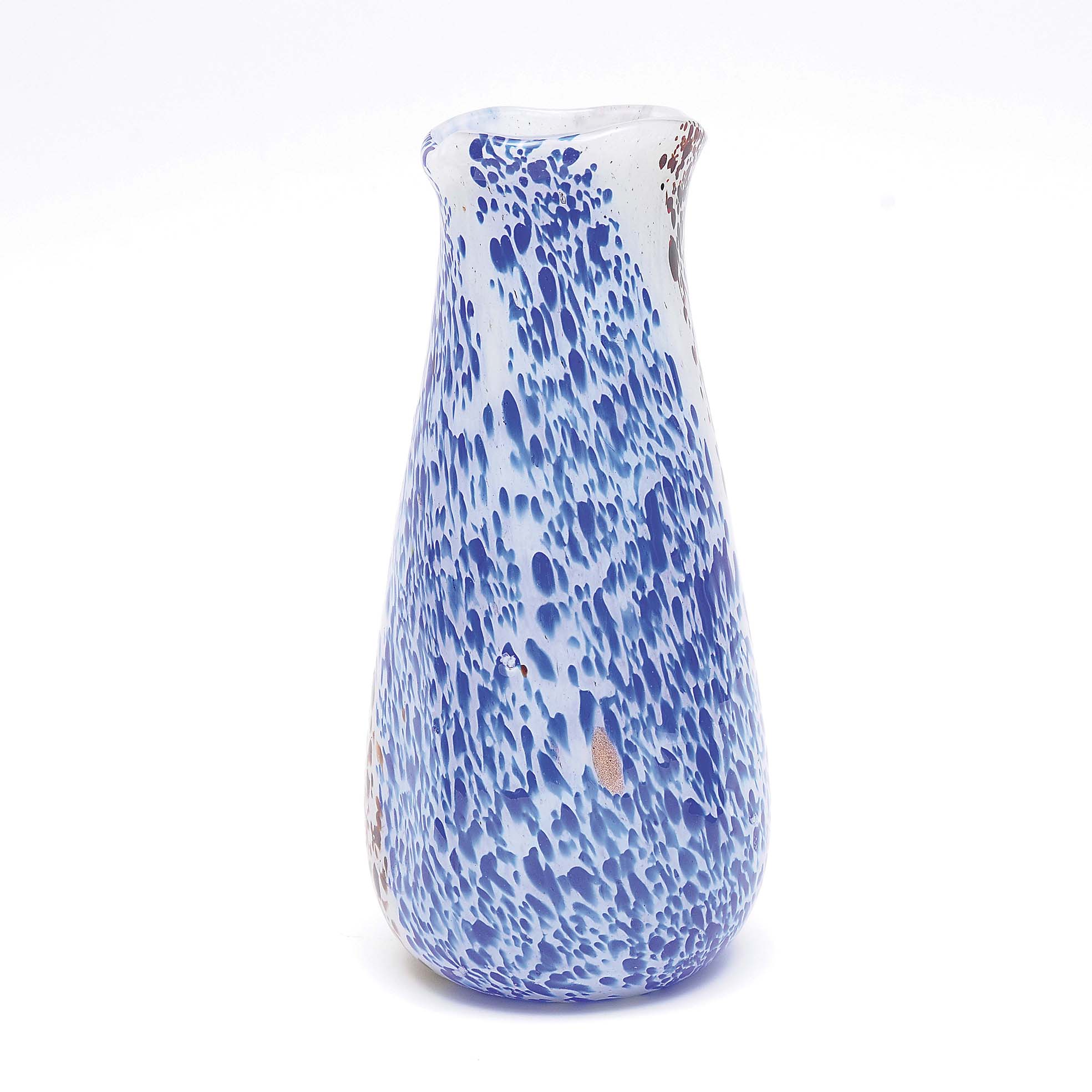 Grande vaso em vidro duplo de Murano branco e transparente com... - foto 5 de 6