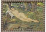 Augusto Bracet (1881-1960), Ninfa no jardim, 1937 - Óleo s/ tela
Ass. inf. direito