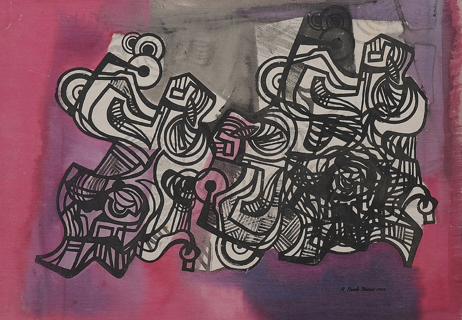 Roberto Burle Marx (1909-1994), Geométrico, 1988 - foto 1 de 3