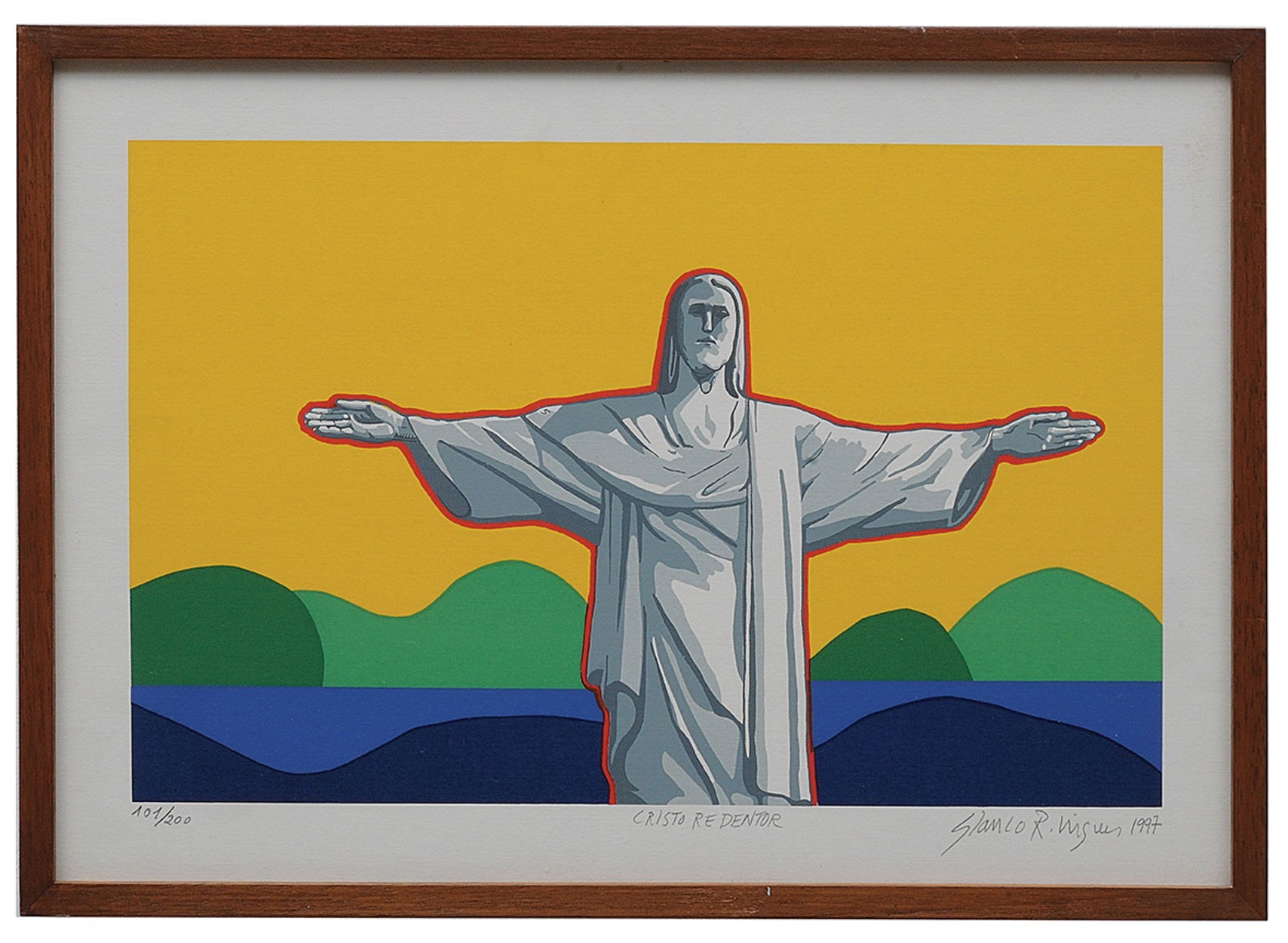Glauco Rodrigues  (1929-2004), Cristo Redentor, 1997 - foto 2 de 3