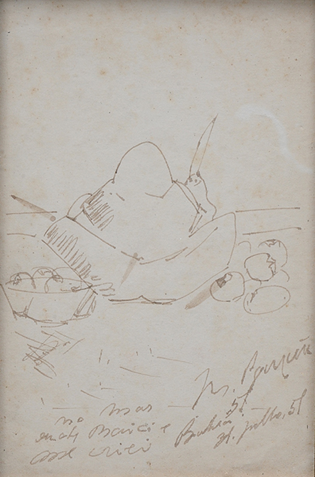 José Pancetti (1902-1958), Figura, 1957 - foto 1 de 3