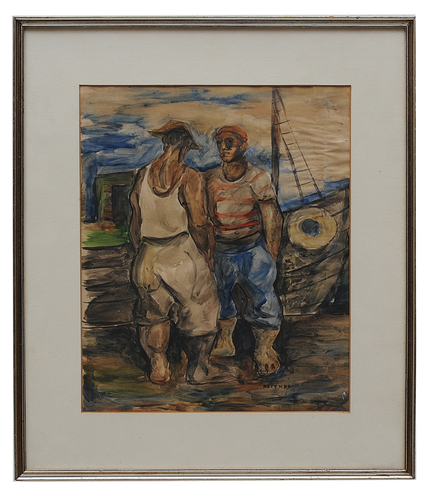 Newton Rezende (1912-1994), Pescadores - foto 3 de 3