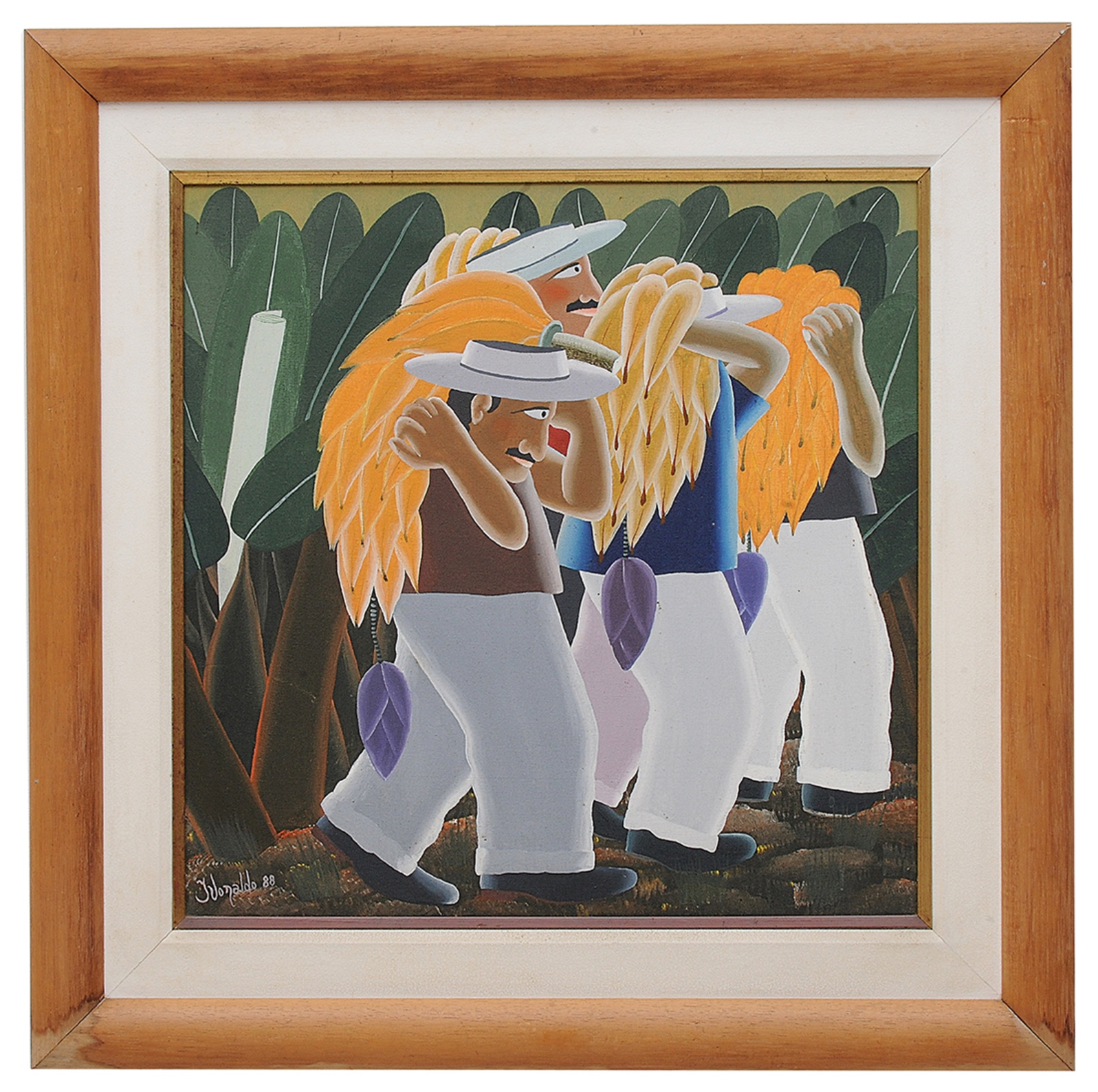 Ivonaldo (1943-2016), CARREGADORES DE BANANAS, 1988 - foto 2 de 3