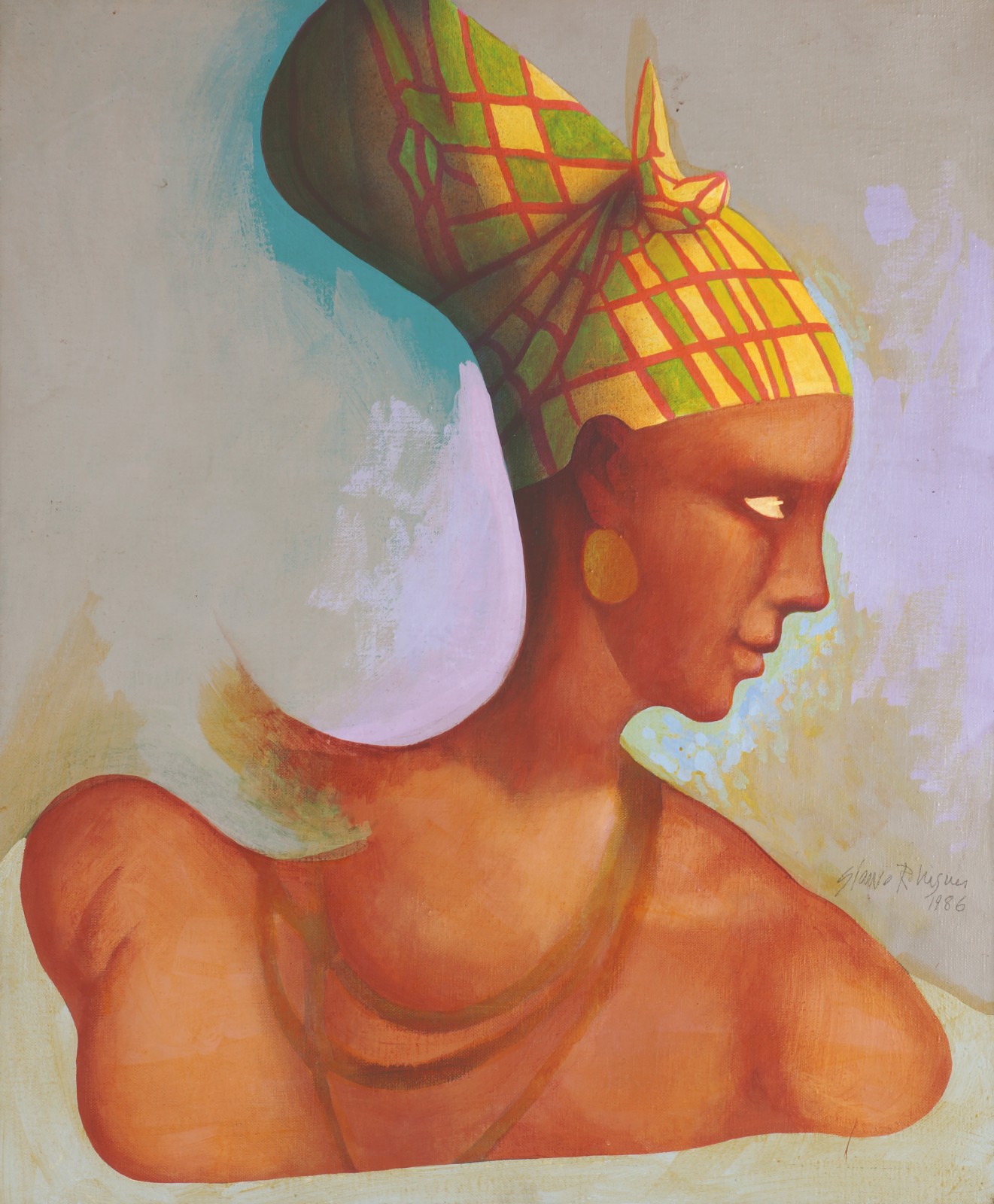 Glauco Rodrigues  (1929-2004), ESCRAVA NEOCLÁSSICA, 1986