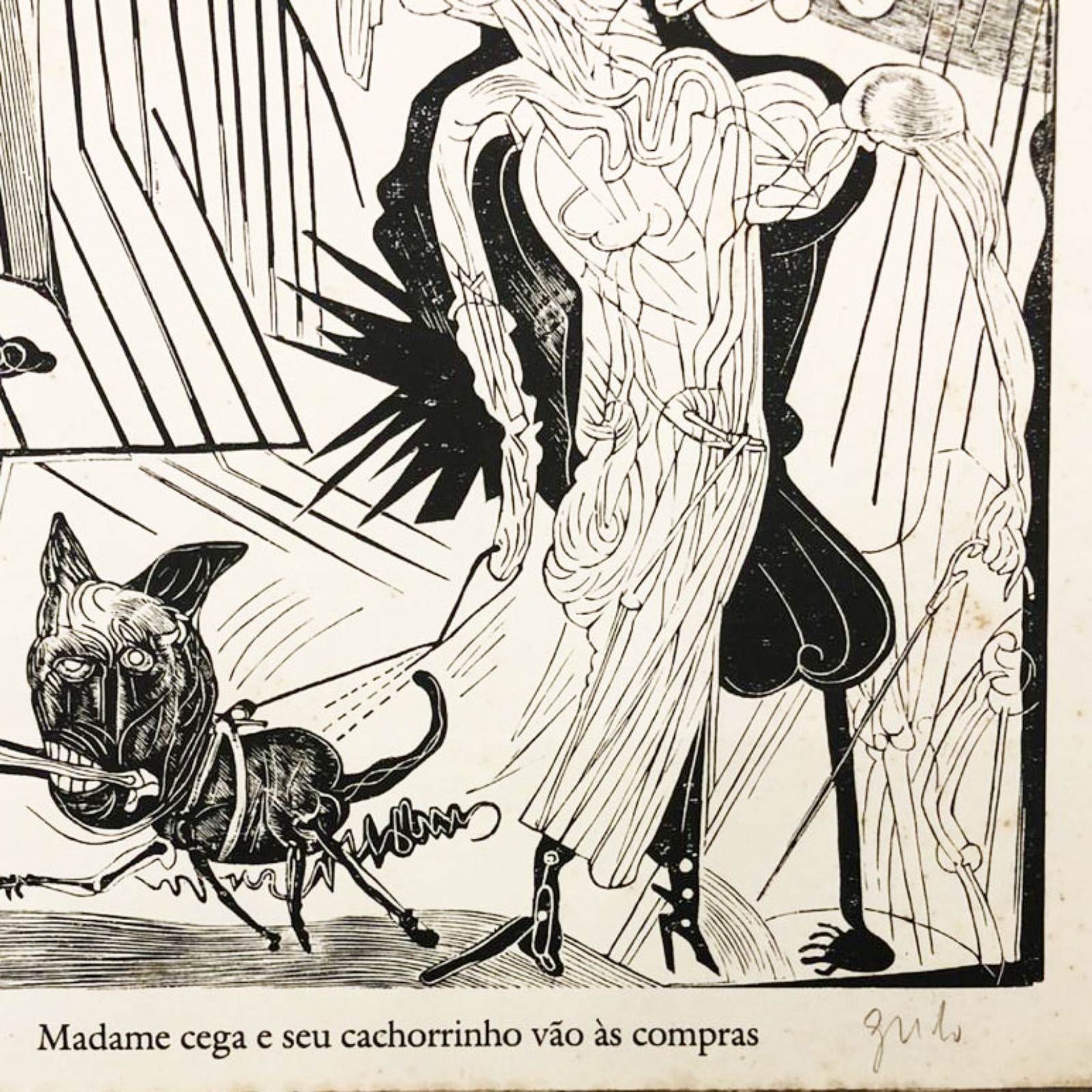 Rubem Grilo (1946), Madame cega e seu cavaleirinho vão às compras - foto 3 de 3