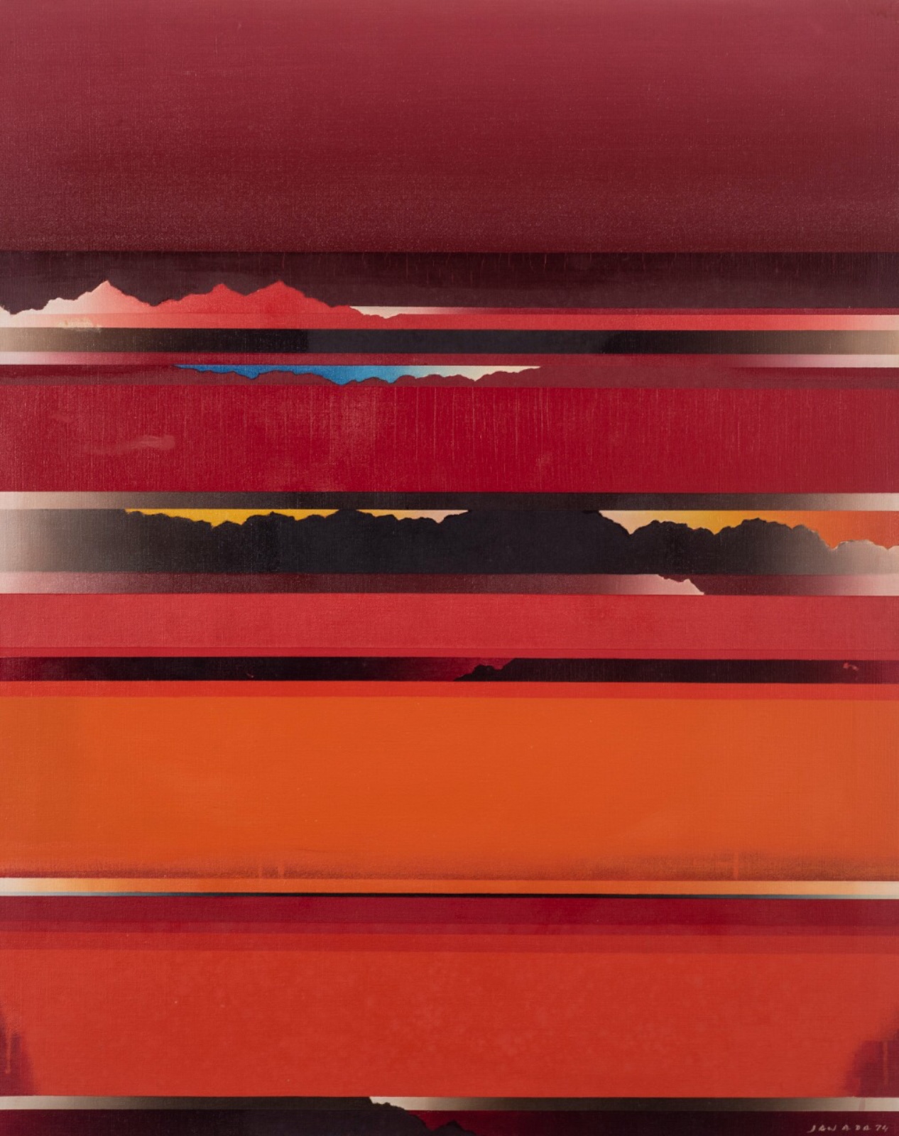 Tetsuro Sawada (1933-1999), Abstração 2 , 1974 - foto 1 de 4