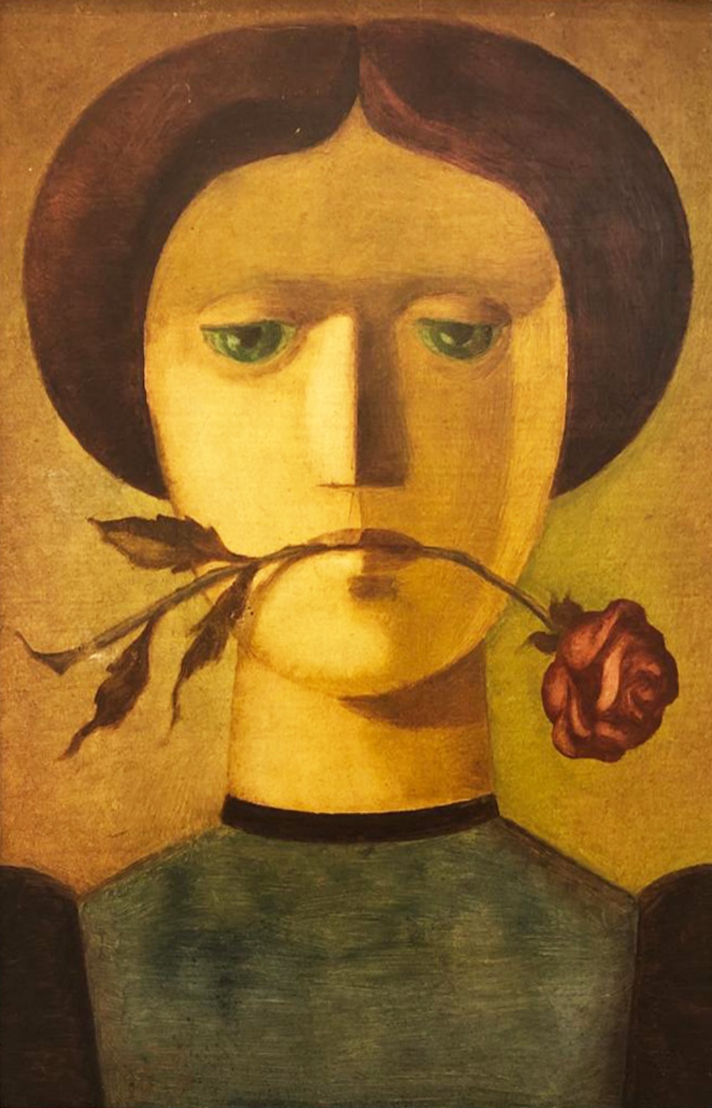 Reynaldo Fonseca (1925-2019), Mulher com rosa, 1972 - foto 1 de 5