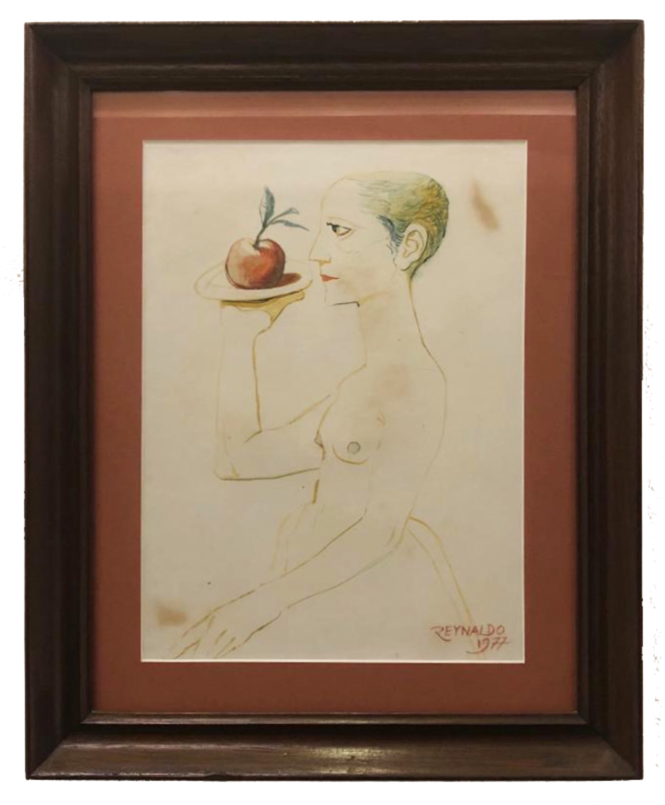 Reynaldo Fonseca (1925-2019), Moça com maça, 1977 - foto 2 de 4