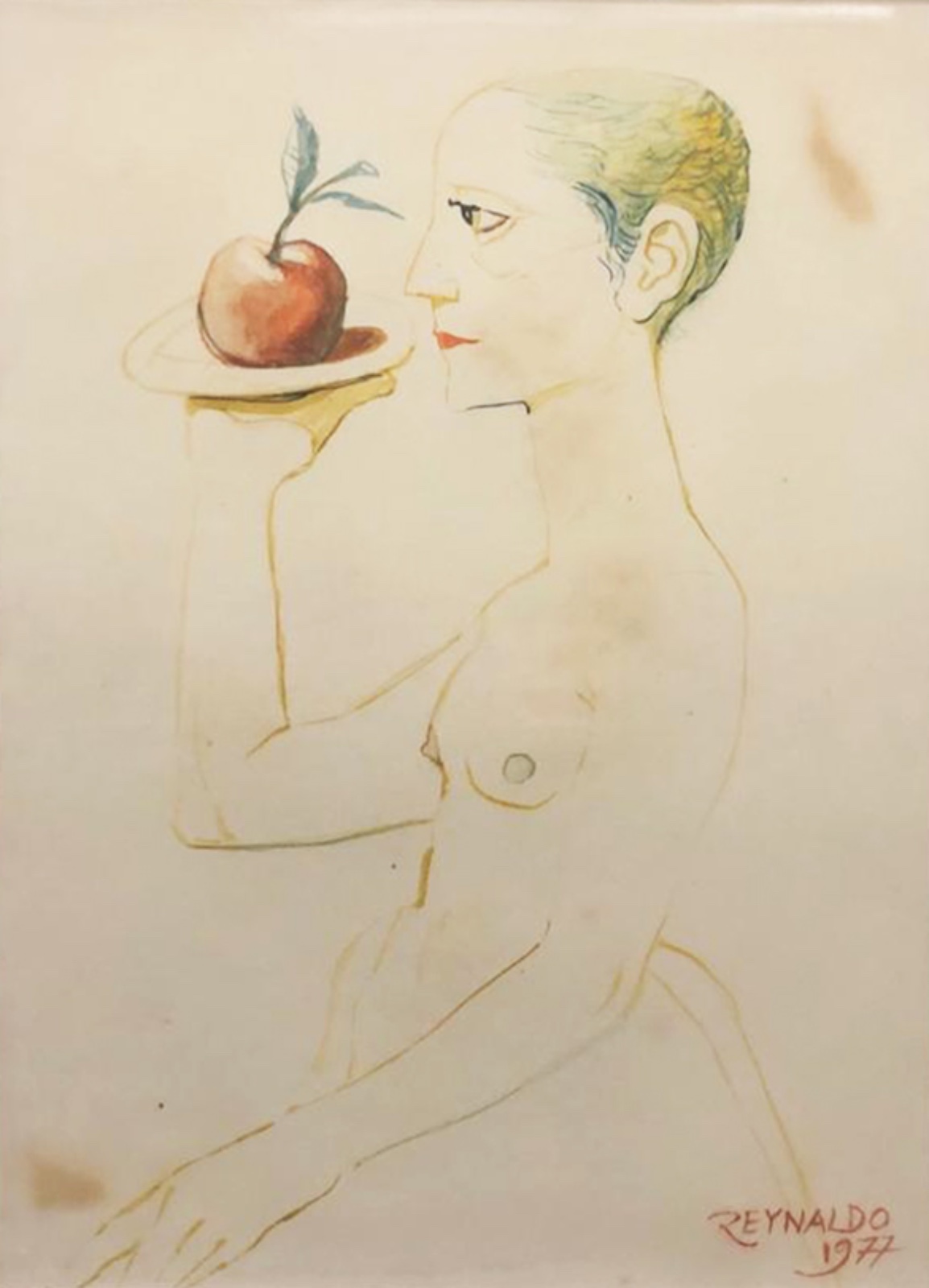 Reynaldo Fonseca (1925-2019), Moça com maça, 1977 - foto 1 de 4