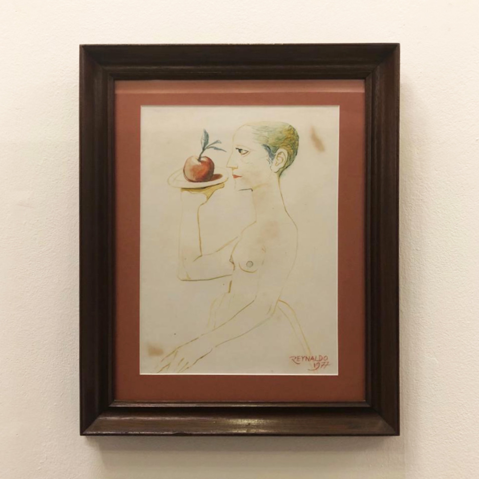 Reynaldo Fonseca (1925-2019), Moça com maça, 1977 - foto 3 de 4