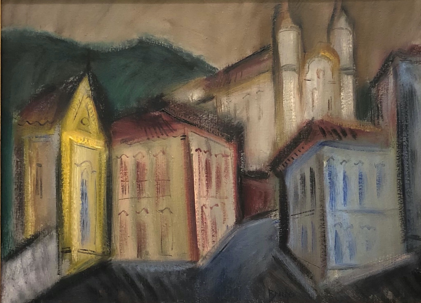 Carlos Bracher (1940), Passo e Igreja São Francisco de Assis, Ouro Preto, 1986 - foto 1 de 5