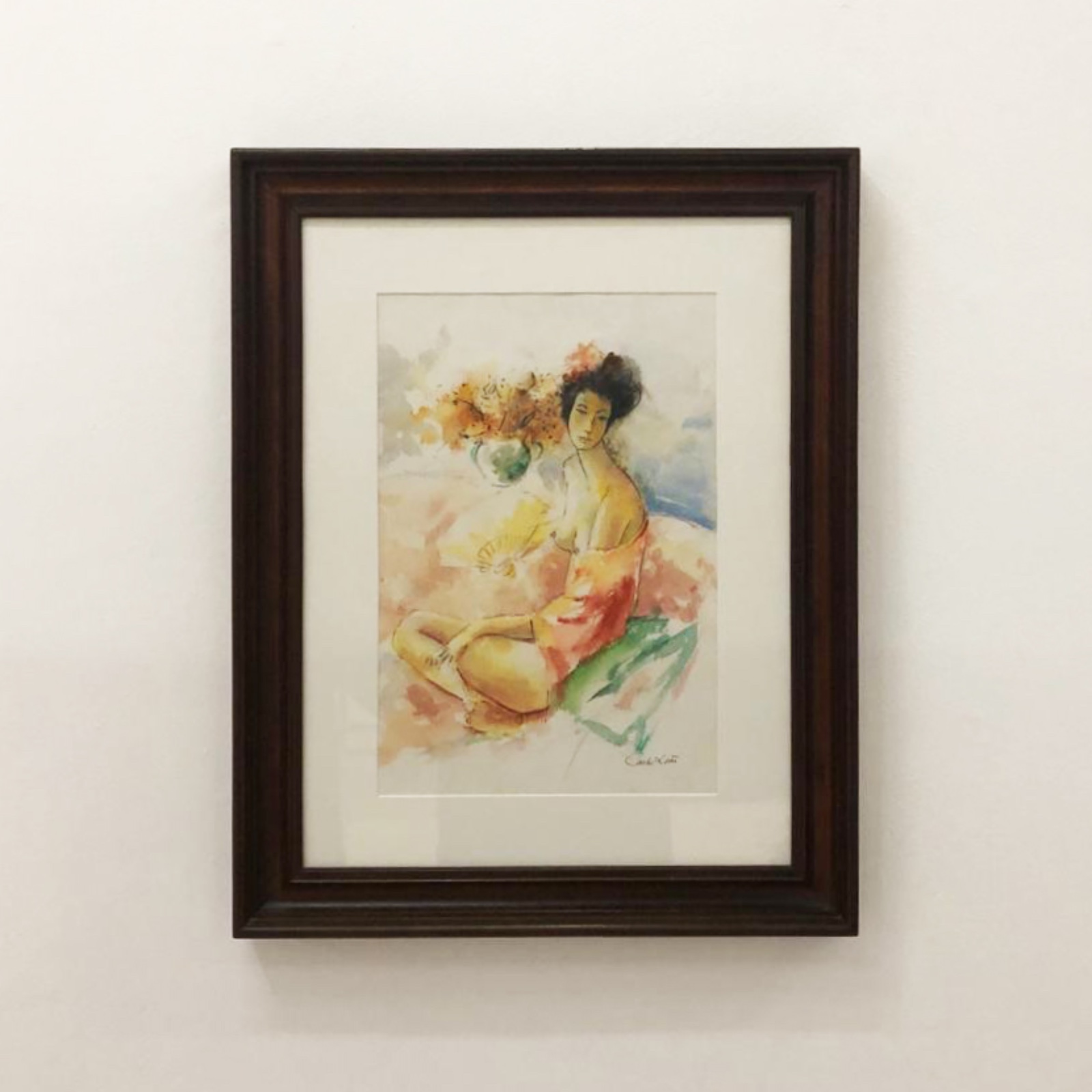 Carlos Leão (1906-1983), Moça e Flores - foto 1 de 3