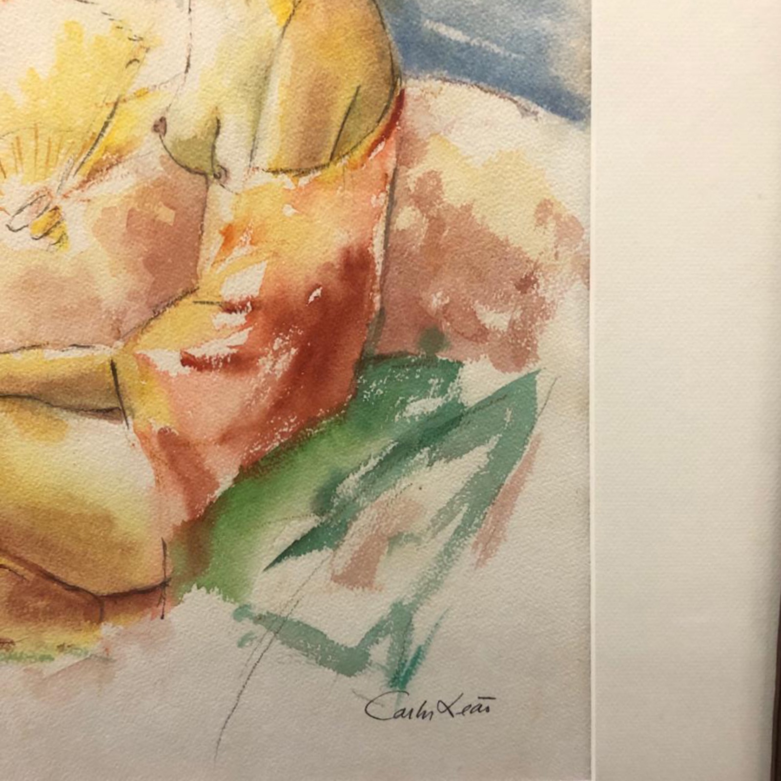 Carlos Leão (1906-1983), Moça e Flores - foto 3 de 3