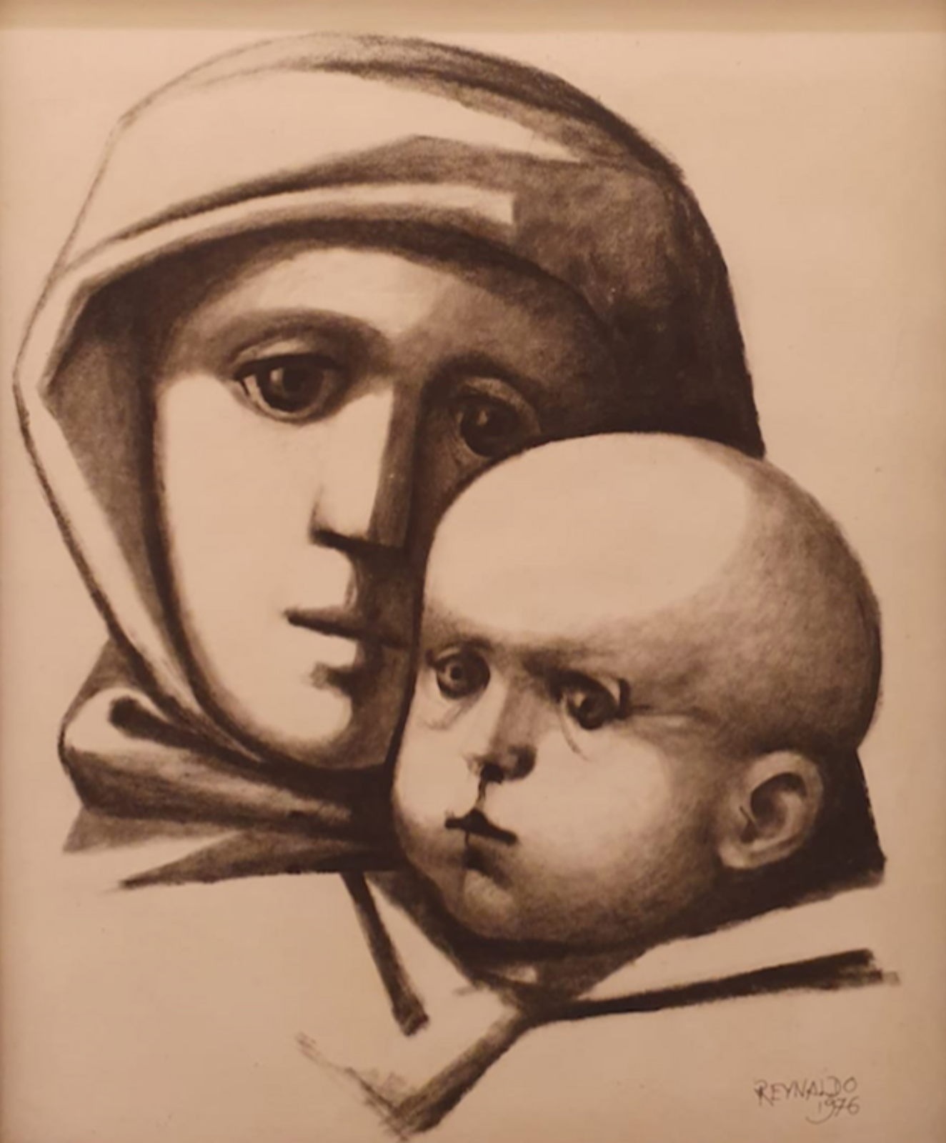 Reynaldo Fonseca (1925-2019), Mãe e Filho, 1976 - foto 1 de 2
