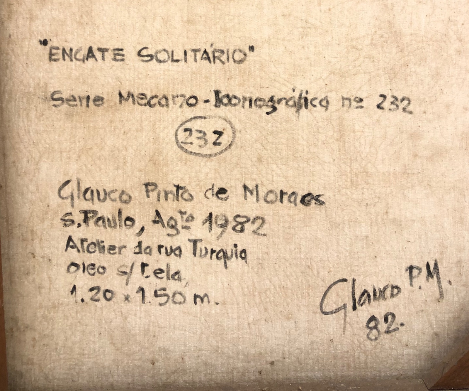 Glauco Pinto de Moraes (1928-1990), Engate Solitário, 1982 - foto 3 de 4