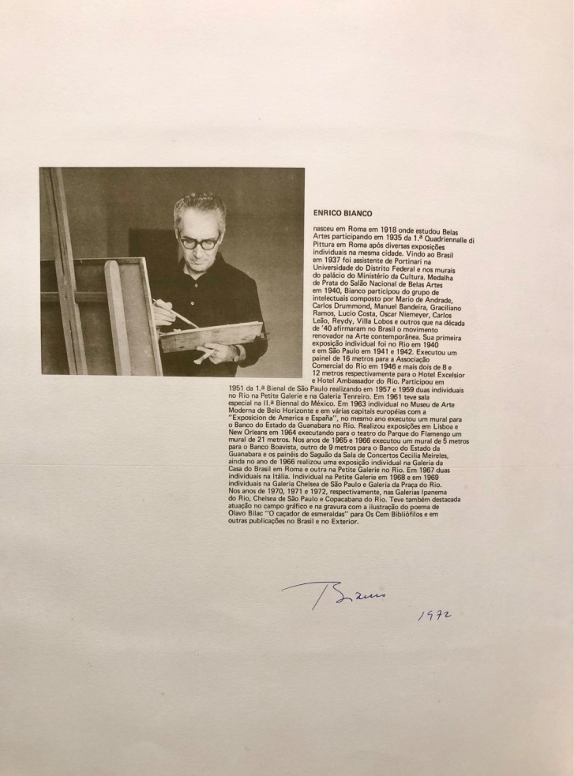 Enrico Bianco (1918-2013), Bianco, 1972 - foto 6 de 10