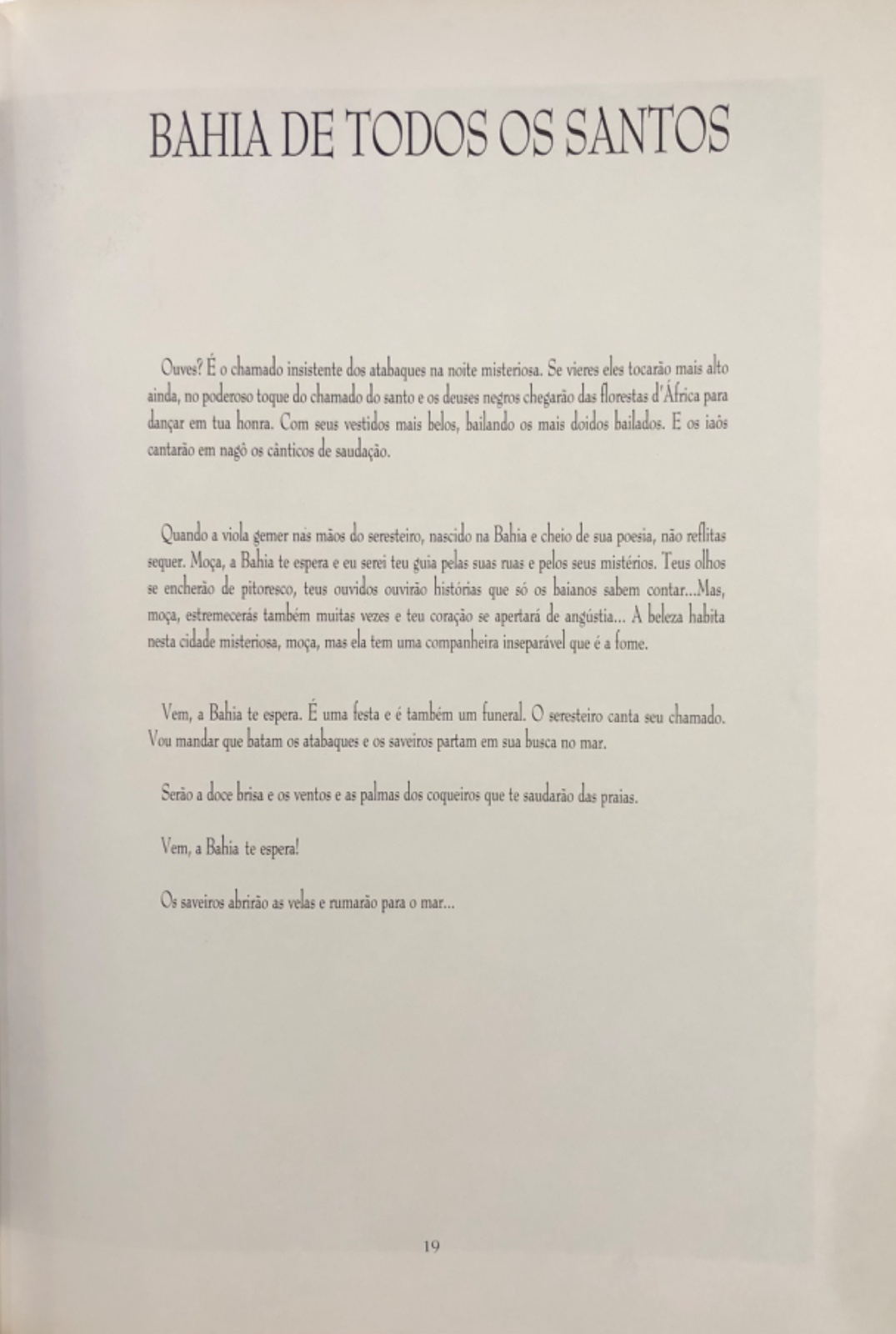 BAHIA AMADA AMADO O AMOR Á LIBERDADE E A LIBERDADE NO AMOR , 1966 - foto 7 de 10