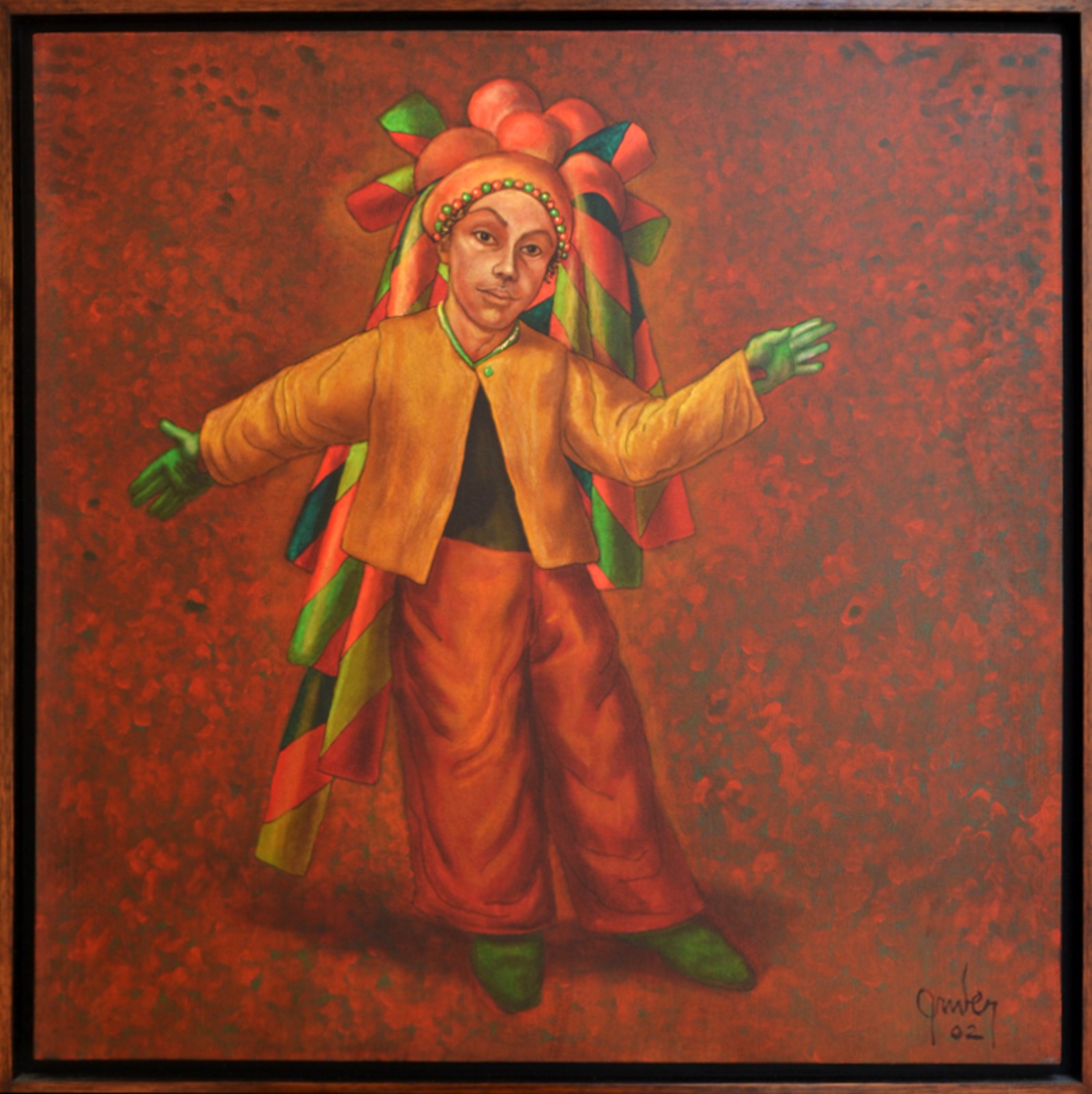 Mário Gruber (1927-2011), Fantasiado, 2002 - foto 1 de 3