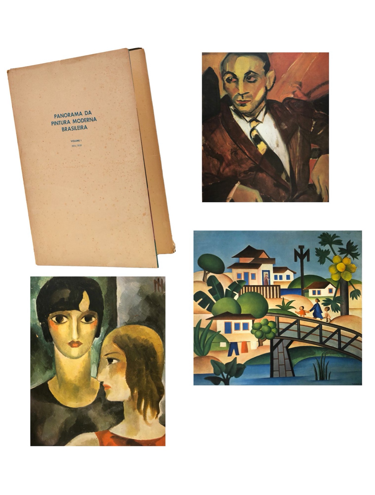 PANORAMA DA PINTURA MODERNA BRASILEIRA" - VOLUME I - 1913 - 1939 - foto 1 de 9