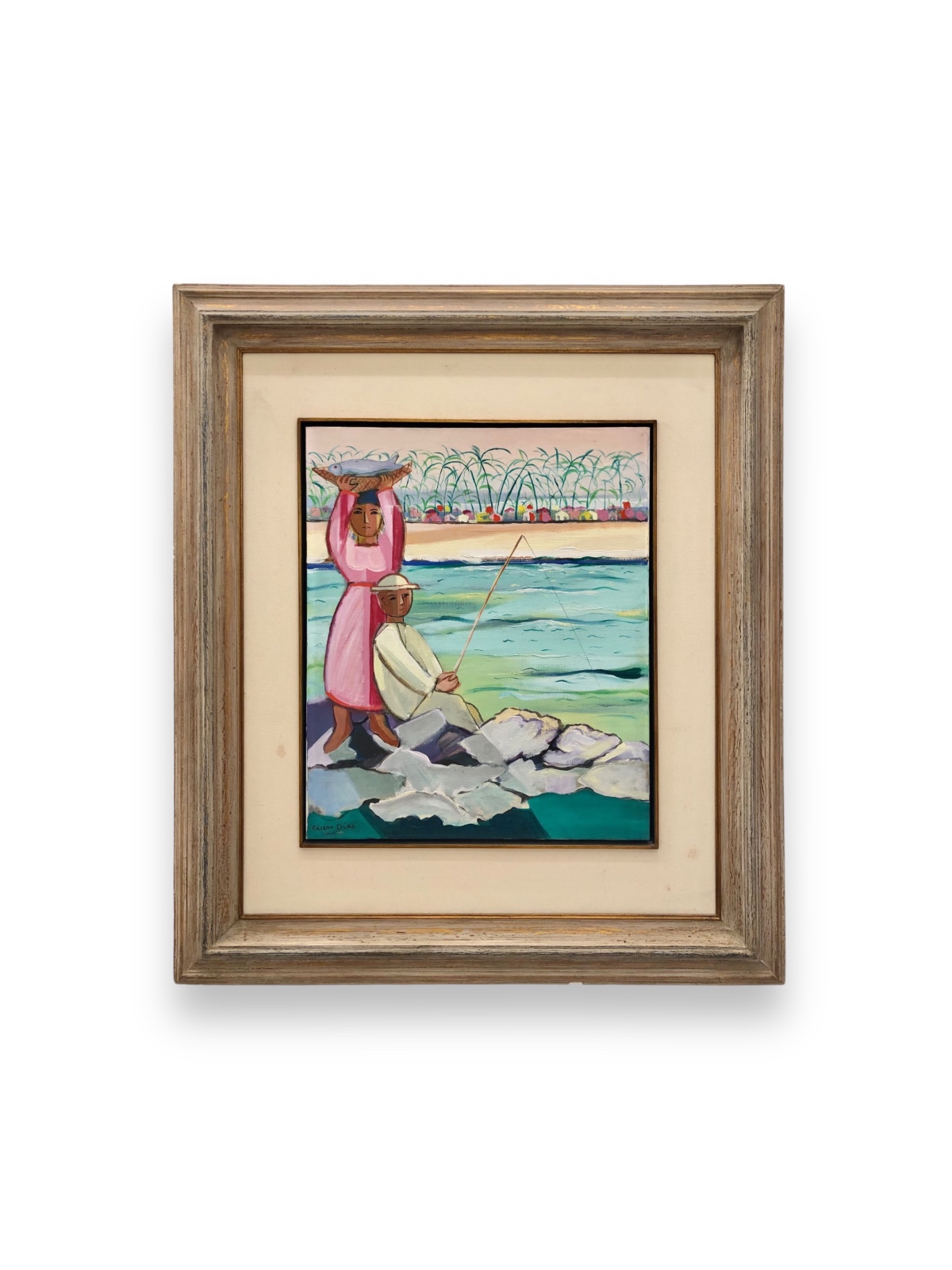 Cícero Dias (1907-2003), Casal de pescadores - foto 2 de 4