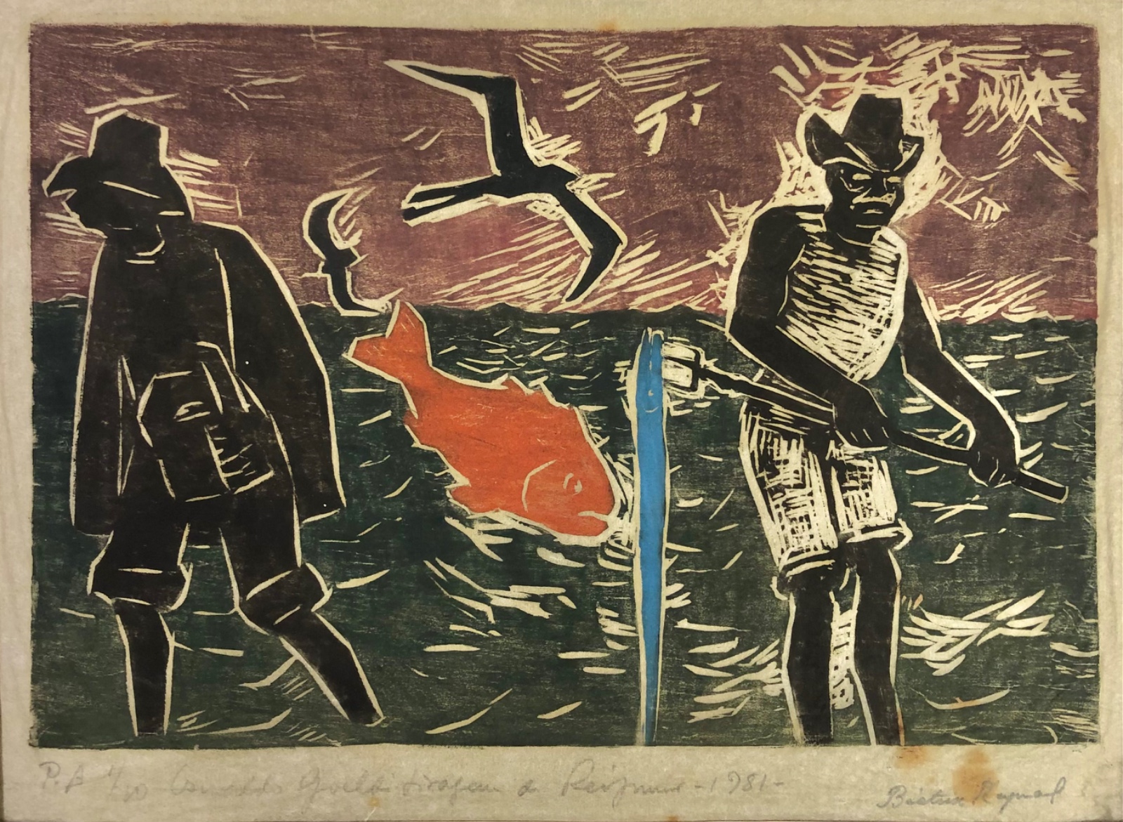 Oswaldo Goeldi (1895-1961), Pescadores - foto 1 de 5