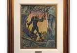 Eugênio Sigaud (1899-1979), O túnel, 1978 - Óleo s/ tela<br>Ass. inf. esquerdo e verso