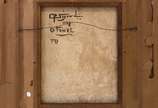 Eugênio Sigaud (1899-1979), O túnel, 1978 - Óleo s/ tela<br>Ass. inf. esquerdo e verso