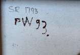 Pedro Wrede (1952), Sem título, 1993 - Óleo s/ tela<br>Ass. sup. esquerdo<br>